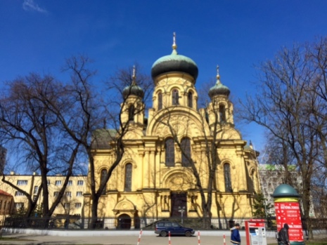 La cattedrale ortodossa a Praga